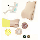 Lumbar Back Support Waist Cushion Pillow Memory Foam Cotton Home Chair Car Seat Lumbar Pad