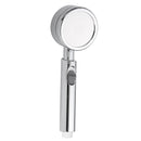 Bathroom Bath Round Handheld Shower Head Boost High Pressure w/ On Off Switch