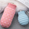 Creative Mini Silicone Microwave Heating Hot Water Bag with Knit Cover Warm Hand Bag Valentine Gift