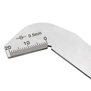 Effetool 118 Degree Drill Bits Angle Gauge Stainless Steel Corner Front Edge Gauge Measuring Tool