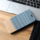 Bakeey Flip Shockproof Canvas Holster PU Leather Protective Case For Elephone U2
