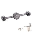 CAMPINGMOON 2 In 1 Outdoor Stove Converter Gas Tank Bottle Adapter Camping Picnic Burner Conversion Head