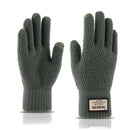 Unisex Winter Mobile Screen Touch Gloves Stretch Knit Skiing Warm Gloves