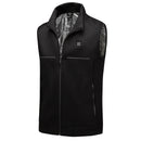 Electric USB Heated Warm Back Cervical Spine Hooded Winter Jacket Motorcycle Skiing Riding Coat