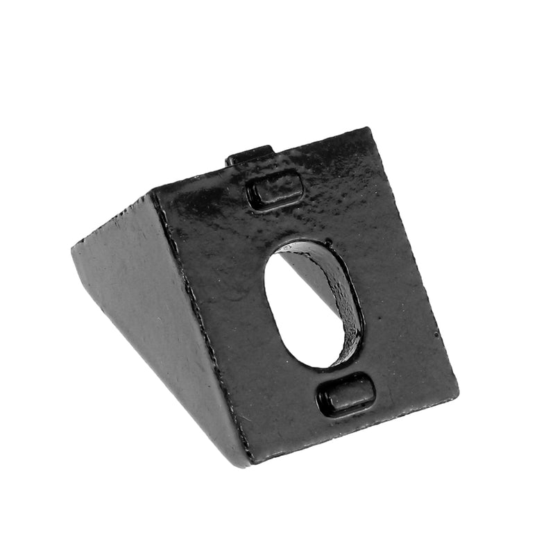 Suleve AJ20 10Pcs 2020 Black Aluminium Angle Corner Joint 2020 Series Aluminum Extrusion 20x20mm Right Angle Bracket Furniture Fittings