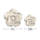 2 PCS Camellia Flower Styling Car Perfume Air Freshener Clip Air Conditioner Vent Clamp