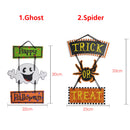 Halloween Spoof Hanging Decorations Pumpkin Ghost Skull Witch Door Hanger Halloween Supplies