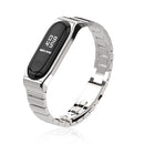 Mijobs Anti-lost Metal Pro Strap Simple Design Watch Band Full Steel Watch Strap for Xiaomi Mi Band3