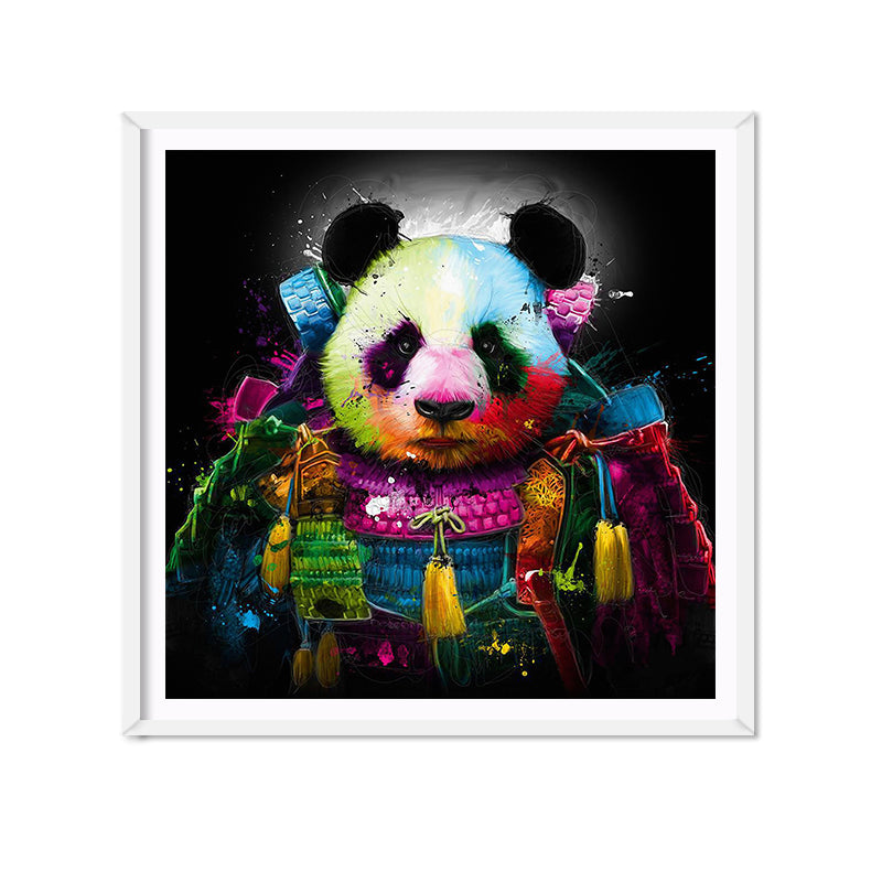 Miico Hand Painted Oil Paintings Animal Panda Paintings Wall Art For Home Decoration
