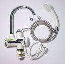 Temperature Display Instant Fast Heat Water Heater Tankless Durable Electric Hot Faucet