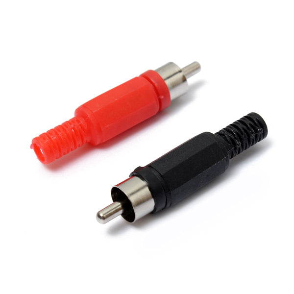 2pcs Solder RCA Phono Male Plug Audio Video Connectors