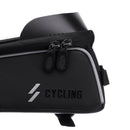 BIKIGHT Bike Bicycle Front Frame Tube Bag Waterproof Touch Screen 6.0'' Phone Case Cycling Bag