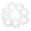 20 Pcs Hangrail Round Size Cloth Hanger Divider Rack Label Accessories Round with Marker