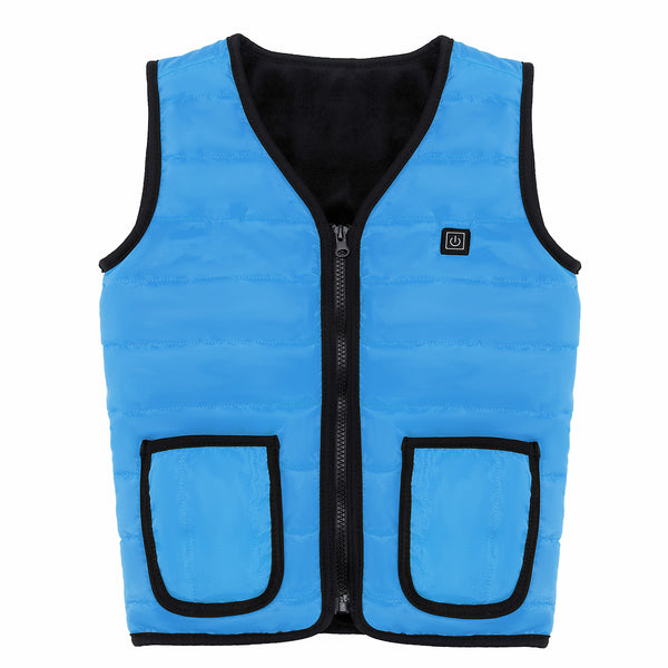 Children Kids 5V 3 Gears USB Heated Vest Electric Fast Heating Jacket Clothing
