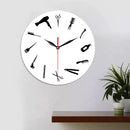 Emoyo ECY030 Creative Haircut Pattern Wall Clock 3D Wall Clock For Home Office Decorations B