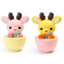 2PCS LeiLei Squishy Jumbo Teacup Deer Christmas Elk 14cm Slow Rising Original Packaging Gift Collection Toy