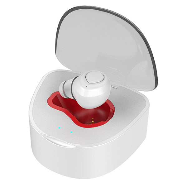 RIKYA Q7 Integrated Charger Storage Box Redail Voice Prompt Multi-connection Mini bluetooth Earphone