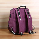 Bang good 20L Outdoor Travel USB Mummy Backpack Waterproof Multifunctional Baby Nappy Diapers Bag