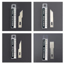 80Pcs 8 Different Stainless Steel Blades Art Hobby Cutter Wood Carving Tools Crafts Sculpting Tool