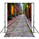 5x7FT Vinyl Retro Rock Street Photography Backdrop Background Studio Prop