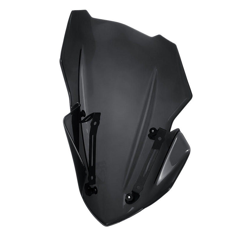 Windshield Windscreen Air Deflector Black With Bracket For Kawasaki Z900 2017-2018