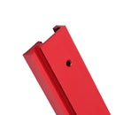 Machifit 600mm Red Aluminum Alloy T-track Woodworking 45x12.8mm T-slot Miter Track