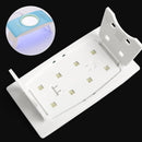 2 in 1 30W USB UV Lamp & Mirror Nail Polish Light Foldable Nail Dryer Gel Curing Machine