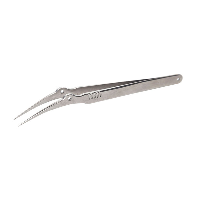 MINI Mtweezer Set Electronics Industrial Tweezer Anti-static Curved Straight Tip Precision Forceps