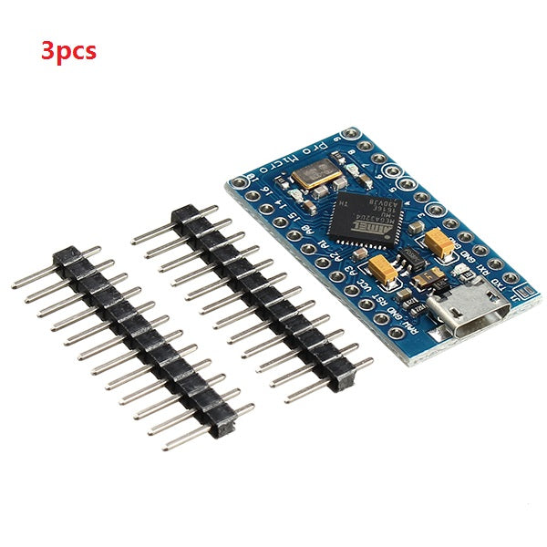 3pcs Pro Micro 5V 16M Mini Leonardo Microcontroller Development Board For