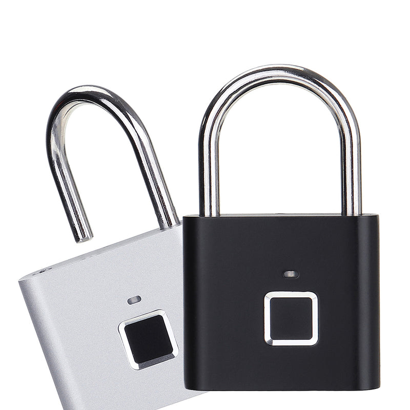 Stainless Steel Smart Fingerprint Lock Electronic Security Drawer Lock Locker w/ 10/40 Fingerprint Groups