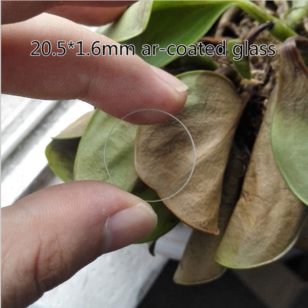 20.5mm x 1.6mm Ar-coated Glass Lens For Convoy S2/S2+/S3/S6/S8 Flashlight Accessories