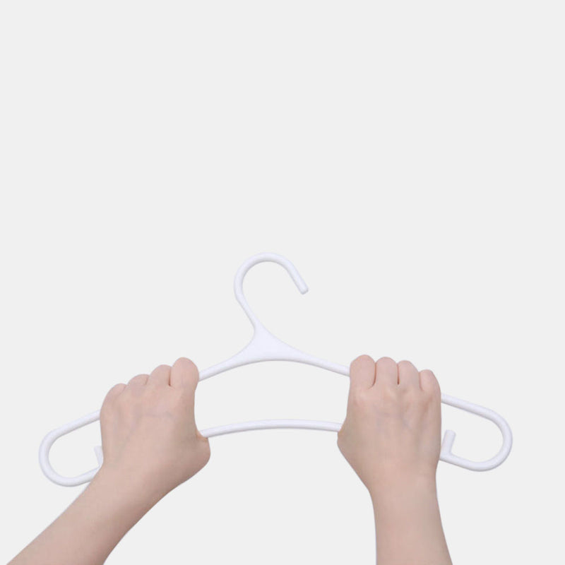 QUANGE 10PCS/Set Wide Shoulder Non-Slip Hanger Home Cloth Hanger For Tops/Skirts/Dresses/Trousers Hanger Hook From Xiaomi Youpin