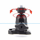 360 Degree Rotation Ball Head Quick Release BucklE Mount for Gopro Hero 5 4 3 Xiao Yi SJCAM