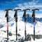 110cm Alumum Alloy Suspension Telescopic Trekking Pole Ultralight Folding Outdoor Skiing Hiking Climbing Stick