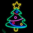 Christmas Tree Rope LED Neon Light USB Lamp Party Bar Bedroom Wall Decoration