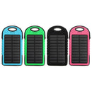 Portable 4000mAh Solar Powered System LED USB Battery Charger Box Case for Camping Outdoor