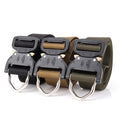 ENNIU FA39 125cm x3.8cm Nylon Wrist Belt Punch Free Quick Release Inserting Buckle Tactical Belt Leisure Belt