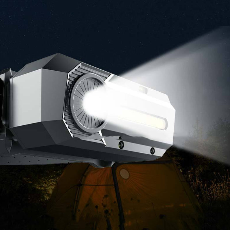 YUANTOOSE 650 Lumens XPE+COB LED Induction Sensor HeadLamp USB 45 Adjustable 3 Modes Flashlight Camping Hunting Cycling
