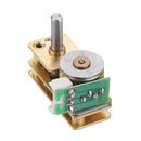 Machifit GM1024BY10 DC 5V 5/15/30RPM Micro Gear Motor 2-Phase 4-Wire Stepping Motor All Metal Gearbox