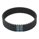 3Pcs HTD5M-300 Timing Pulley Belt Rubber Drive Arc Teeth 20mm Width 1/5'' Pitch For 3D Printer