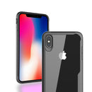 Bakeey Protective Case For iPhone XS Anti Fingerprint Transparent Acrylic Soft Silicone