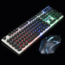 GTX300 104 Keys Punk Circular KeyCap Backlit Gaming Keyboard and Mouse Combo