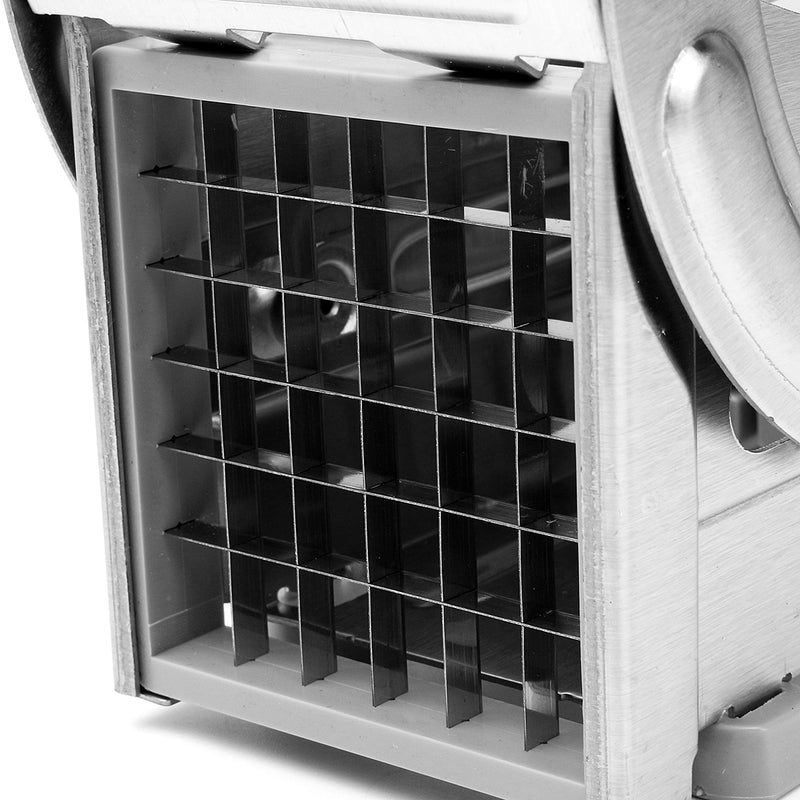 Stainless Steel French Fry Potato Cutter Maker Slicer Chopper Dicer with 2 Blades Vegetable Cutter
