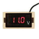 12-24V LED Digital Display Voltage Volt Meterr Panel Motorcycle Blue Red Green
