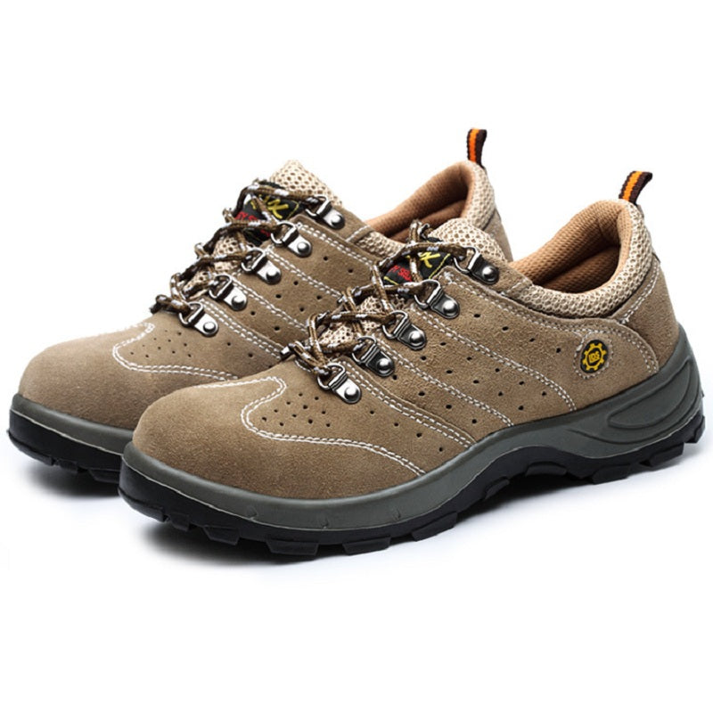 ANTSEN Men's Steel Toe Sneakers Safety Shoes Work Shoes Hiking Camping Anti-Smashing Durable Shoes Xiaomi