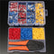 900Pcs Electrical Wire Connectors Terminals with Crimping Plier Assorted Set