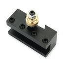 Machifit 1/4-3/8 Inch 20x25x50mm Turning and Facing Holder for Quick Change Tool Post Holder