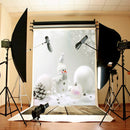 5x7ft Christmas Snowman Wall Board Studio Photo Photography Background Backdrop
