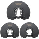 3pcs 88mm Half Circular Flush Saw Blades Ocsillating Multitool Accessories Oscillating Tools