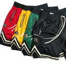 TP-40 Men Athletic Pockets Elastic Waist Polyester Ball Games Exercise Shorts Sport Shorts
